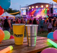 Vasos de aluminio para eventos