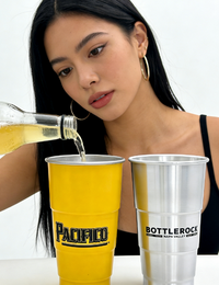Vasos de aluminio personalizados para marcas de cerveza Vasos de aluminio personalizados para marcas de cerveza