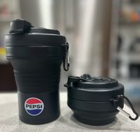 Vasos de silicona alimemtaria plegables para Pepsi