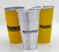 Vasos de aluminio para cerveza personalizados para eventos y cerveceras Vasos de aluminio para cerveza personalizados para eventos y cerveceras