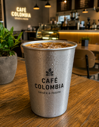 Vasos de aluminio para cafeterias Vasos de aluminio para cafeterias