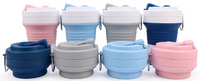 Vasos plegables de silicona alimentaria